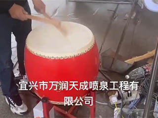 网红击鼓手势景区互动喷泉